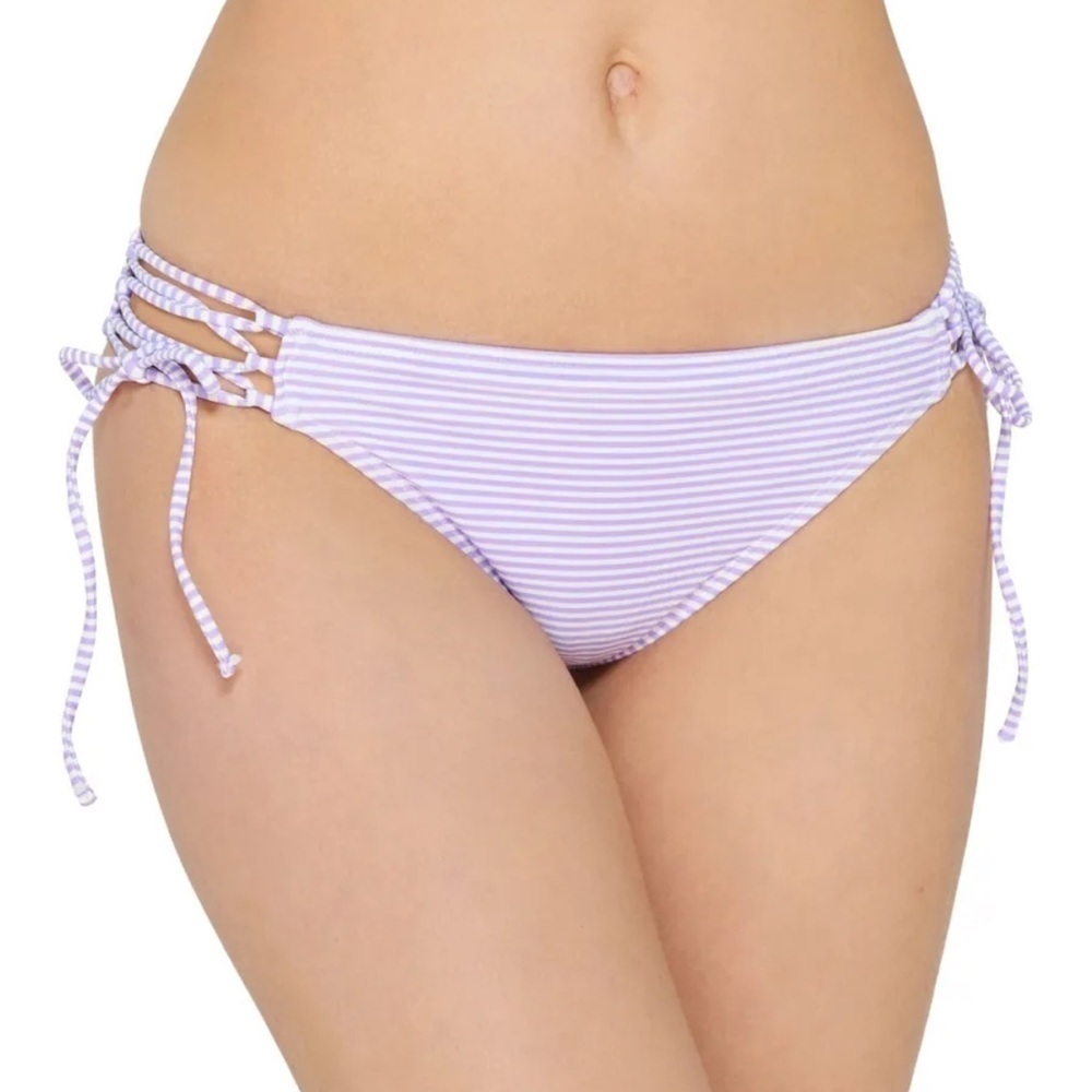 Hula Honey Women's Hipster Bikini Bottoms Swimsuit Purple